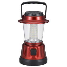 オーム電機｜OHM ELECTRIC LEDランタン レッド BKSLTLD116-R [LED /単3乾電池×4 /防水対応]