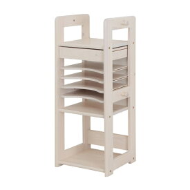 充英アート｜Jueiart 天然木ランドセルラック JJR-100RW ホワイト