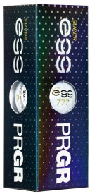 プロギア｜PRGR ゴルフボール NEW SUPER egg パールホワイト GB1031-19FW [3球（1スリーブ） /ディスタンス系]【返品交換不可】