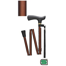 フジホーム｜Fuji Home ステッキ ベーシックE 折畳 S ブラウン