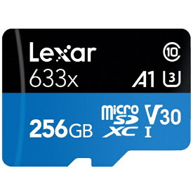 レキサー｜Lexar microSDXCカード High-Performance（ハイパフォーマンス） 633x LSDMI256BBJP633A [Class10 /256GB][LSDMI256BBJP633A]
