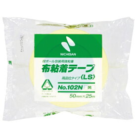 ニチバン｜NICHIBAN 布粘着テープ No.102N 50mm 黄 102N250