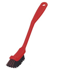 高砂｜takasago HPM ディッシュ磁性ブラシ スリム レッド 57012 ＜JZS0301＞[JZS0301]