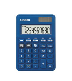 CANON｜キヤノン W税ミニミニ電卓 Midnight Blue LS-100WT-MNB [10桁 /W税率対応][LS100WTMNB]