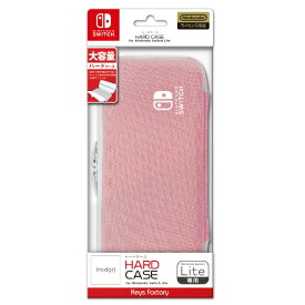 キーズファクトリー｜KeysFactory HARD CASE for Nintendo Switch Lite irodori ペールピンク HHC-001-2【Switch】