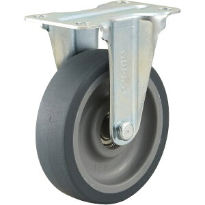 トラスコ中山|TRUSCO NAKAYAMA こまわり君用省音キャスター Φ75エラストマー車 固定 TYER75ELB