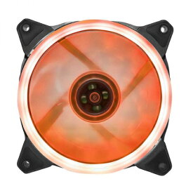 OWLTECH｜オウルテック LEDリング付きNEWケース用ファン　120mm レッド OWL-FE1225LLC-RE レッド[OWLFE1225LLCRE]