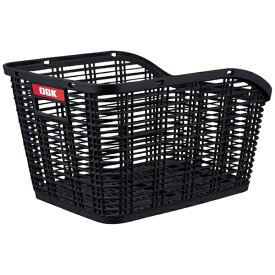 【返品交換不可】 OGK｜オージーケー 取っ手付リアバスケット(幅320x高さ250x奥行420mm/ブラック)RB-005