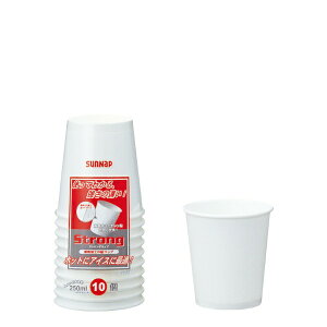 �T���i�b�v�bSUNNAP �X�g�����O�J�b�v250ml 10P C-250ST [250]