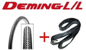 アサヒサイクル｜Asahi Cycle 自転車用タイヤ＆チューブセット Shinko Deming L/L デミングL/L(24×1-3/8) 黒 SR-087 タチ巻 17140【返品交換不可】