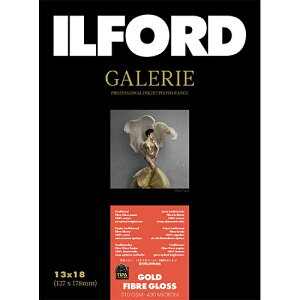 ILFORD�b�C���t�H�[�h �C���t�H�[�h�M�������[�S�[���h�t�@�C�o�[�O���X 310g/m2�i127x178�E 50��) ILFORD GALERIE Gold Fibre Gloss 422104[422104]