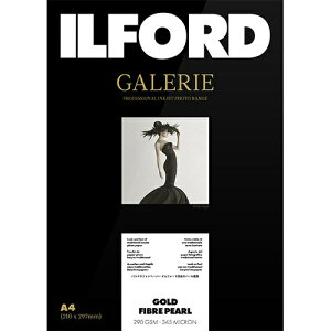 ILFORDbCtH[h CtH[hM[S[ht@Co[p[ 290g/m2iA4E100jILFORD GALERIE Gold Fibre Pearl 433205[433205]