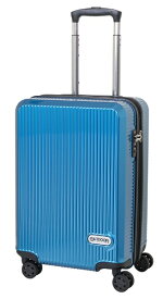 アウトドアプロダクツ｜OUTDOOR PRODUCTS スーツケース 拡張式Wホイールファスナーキャリー 40L(45L) ブルー OD-0808-50-BL [TSAロック搭載]
