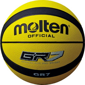 モルテン｜molten バスケットボール7号球 GR7(イエロー×ブラック) BGR7-YK【一般・大学・高校・中学校 男子用】