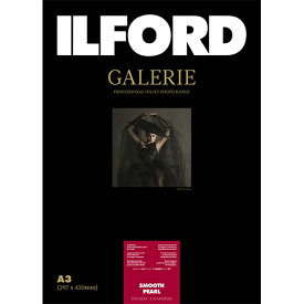【エントリーで最大全額ポイント還元｜7/18迄】 ILFORD｜イルフォード イルフォードギャラリースムースパール 310g/m2（A3・25枚）ILFORD GALERIE Smooth Pearl 422356[422356]