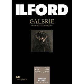 ILFORD｜イルフォード イルフォードギャラリープレミアムマットデュオ 200g/m2 (A3・25枚) ILFORD GALERIE Premium Matt Duo 422249[422249]
