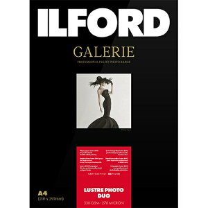 ILFORDbCtH[h CtH[hM[X^[tHgfI 330g/m2iA4E100jILFORD GALERIE Lustre Photo Duo 433273[433273]