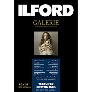 ILFORDbCtH[h CtH[hM[eNX`[hRbgO 310g/m2 (102x152E50) ILFORD GALERIE Textured Cotton Rag 432645[432645]