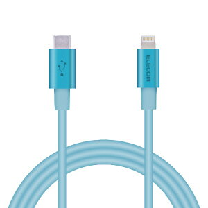 ELECOMbGR iPhone [dP[u Type-C CgjOP[u 1m PD Ή MFiF } fɂ ϋvdl XA~RlN^ y Lightning RlN^[ iPhone iPad iPod AirPods Ή z 