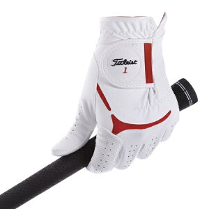 �^�C�g���X�g�bTitleist �y�����Y ���蒅�p(�E�����p)�z�S���t�O���[�u�X�[�p�[�O���b�v �O���[�u Super Grip Glove TG39�s25cm/�z���C�g×���b�h�t�y�ԕi�����s�z
