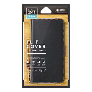 PGA�b�s�[�W�[�G�[ iPhone 11 Pro 5.8�C���`�p �t���b�v�J�o�[ PU���U�[�_���[�W���H PG-19AFP02BK �u���b�N