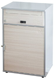 ケイ・ジー・ワイ工業｜KGY 宅配ボックス リシム ワイド 木目 鍵付き (上段郵便ポスト / 下段宅配ボックス) THB-276WD