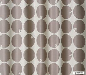 スミノエ｜SUMINOE ドレープカーテン ミッキー/スコープ(100×200cm/ベージュ)