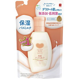 牛乳石鹸共進社｜COW BRAND SOAP KYOSHINSHA カウブランド無添加保湿バスミルクつめかえ (480ml)〔入浴剤〕