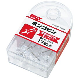ミツヤ｜mitsuya [ピン] ボンゴピン 透明（17個入） BX1-3-T