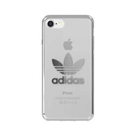 アディダス｜adidas iPhone 7/8 OR-clear case - Silver logo 37382