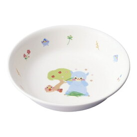 台和｜Daiwa メラミン お子様食器｢アルパカーナ｣ 主菜深皿 白 MC-50-ALW ＜RAR0701＞[RAR0701]