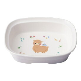 台和｜Daiwa メラミン お子様食器｢アルパカーナ｣ 角小鉢 白 MC-100-ALW ＜RAR0801＞[RAR0801]