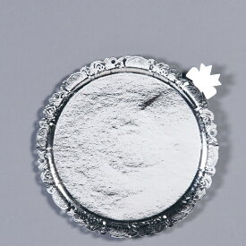 中澤函｜NAKAZAWA HACO デコラプレート エンジェル φ224mm（25枚入） Jシルバー ＜NDK2404＞[NDK2404]