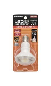 Panasonicbpi\jbN LEDd~jtd^Cv LDR5LWE17RF5X [E17 /tv` /50W /dF /1]