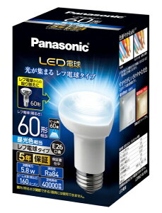 Panasonicbpi\jbN LEDd LDR6DWRF6 [E26 /tv` /60W /F /1]