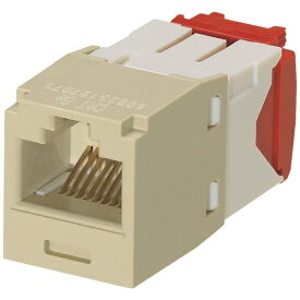 パンドウイット｜PANDUIT パンドウイット　カテゴリ5E　RJ45モジュラージャック　UTP　TGタイプ　アイボリー　CJ5E88TGGR CJ5E88TGEI