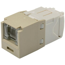 パンドウイット｜PANDUIT パンドウイット　カテゴリ6　シャッター付モジュラージャック　アイボリー CJH688TGEI