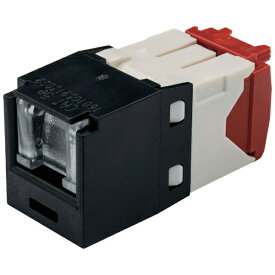 パンドウイット｜PANDUIT パンドウイット　カテゴリ5E　シャッター付モジュラージャック　黒 CJH5E88TGBL