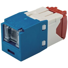 パンドウイット｜PANDUIT パンドウイット　カテゴリ5E　シャッター付モジュラージャック　青 CJH5E88TGBU