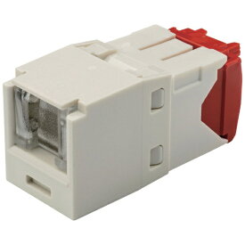 パンドウイット｜PANDUIT パンドウイット　カテゴリ5E　シャッター付モジュラージャック　オフホワイト CJH5E88TGIW