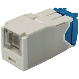 パンドウイット｜PANDUIT パンドウイット　カテゴリ6A　シャッター付モジュラージャック　オフホワイト CJH6X88TGIW