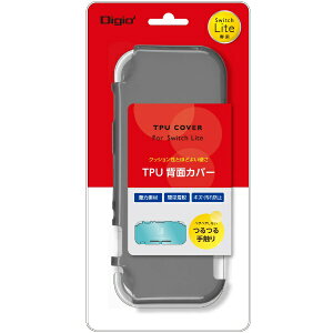 �i�J�o���V�bNakabayashi Switch Lite�p TPU�w�ʃJ�o�[ Digio2 �O���[ SZC-SWL04GY�ySwitch Lite�z