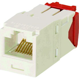 パンドウイット｜PANDUIT パンドウイット　カテゴリ5E　RJ45モジュラージャック　UTP　TGタイプ　オフホワイト　CJ5E88TGIW CJ5E88TGIW