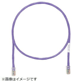 パンドウイット｜PANDUIT パンドウイット　カテゴリ5EUTPパッチコード　2m　紫 UTPCH2MVLY