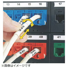 パンドウイット｜PANDUIT パンドウイット　熱転写ハンディプリンタ用回転ラベル　白　印字部25．4mmx19．1mm　ラベル数75枚　R100X225V1C R100X225V1C