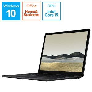 マイクロソフト Microsoft SurfaceLaptop3 [13.5型 /SSD 256GB /メモリ 8GB /Intel Core i5 /ブラック/2019年] V4C-00039 ノートパソコン サーフェスラップトップ3[13.5インチ office付き 新品 windows10][V4C00039]