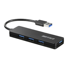 BUFFALO　バッファロー BSH4U128U3BK USB-Aハブ ブラック [バスパワー /4ポート /USB3.0対応][BSH4U128U3BK]