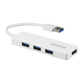 BUFFALO　バッファロー BSH4U128U3WH USB-Aハブ ホワイト [バスパワー /4ポート /USB3.0対応][BSH4U128U3WH]