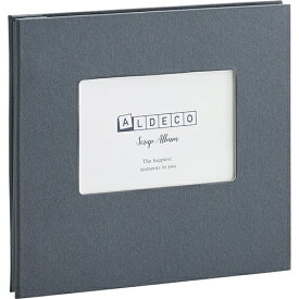 セキセイ｜SEKISEI スクラップアルバム ALDECOミニ　台紙8枚 XP-3818-60 ブラック