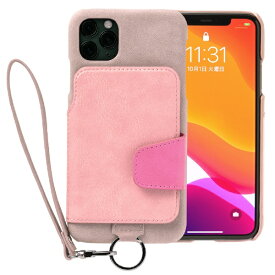 トーモ｜toomo RAKUNI Soft Leather Case for iPhone 11 Pro Max rak-19ipl-ppnk スモーキーピンク